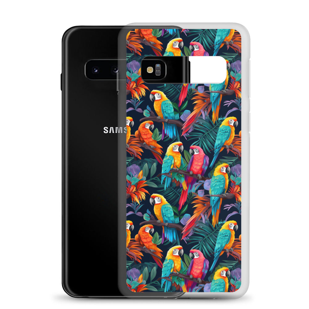 Samsung Case - Colorful Parrots