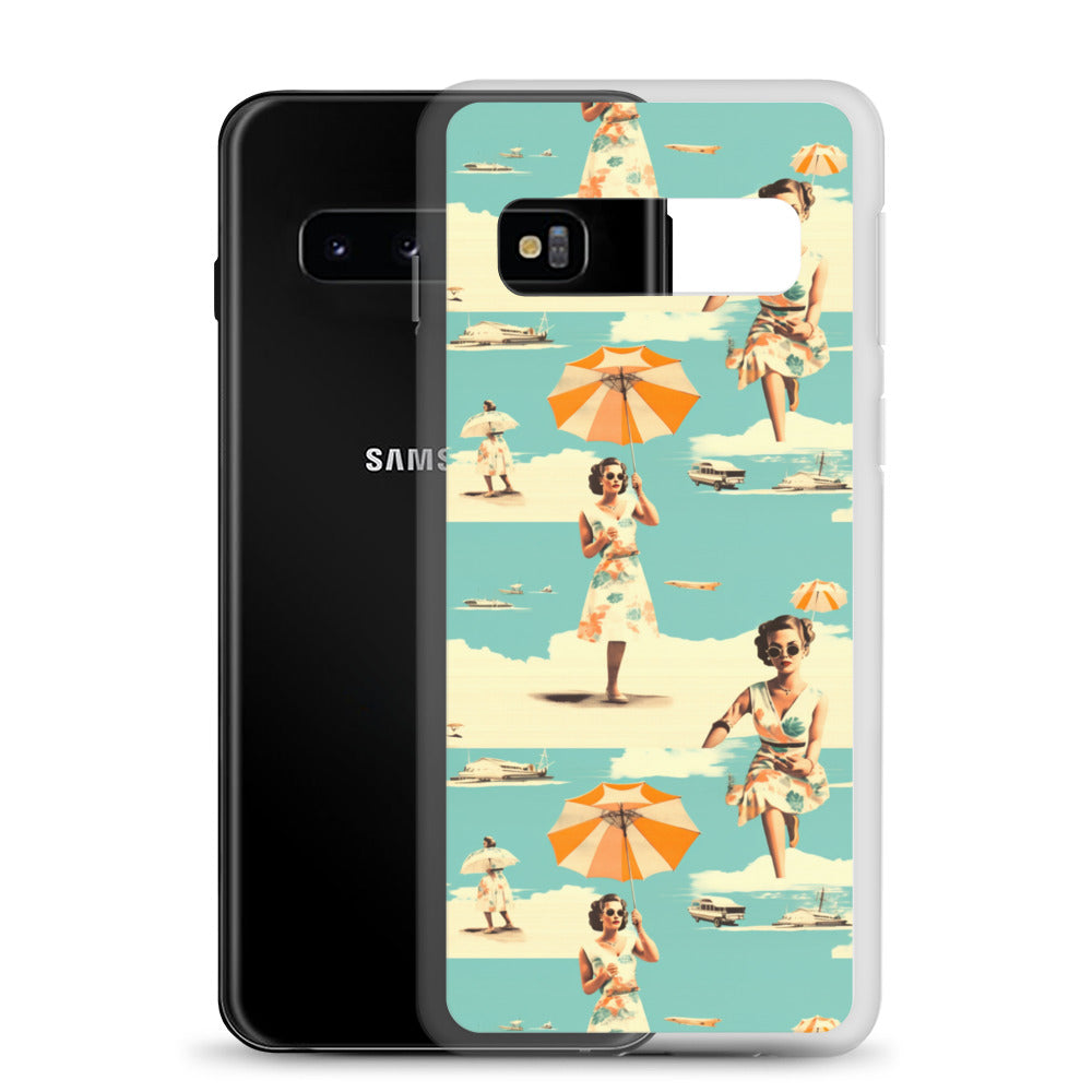 Samsung Case - Vintage Seaside Elegance