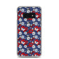 Samsung Case - Patriotic Poinsettas
