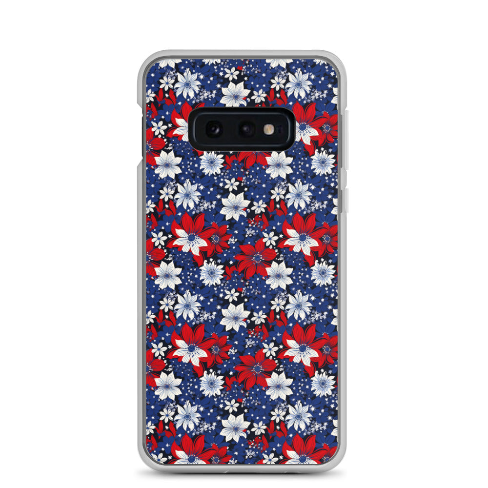 Samsung Case - Patriotic Poinsettas