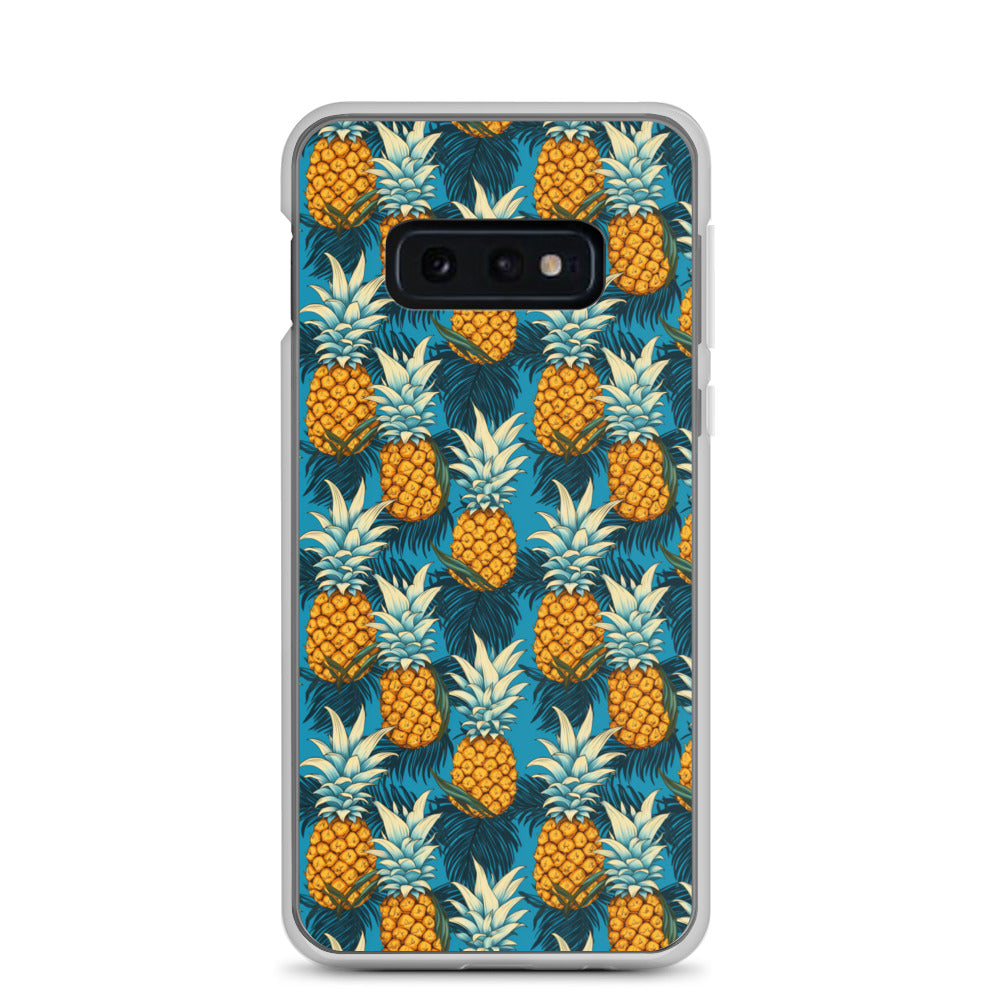 Samsung Case - Pineapple Pattern on Blue