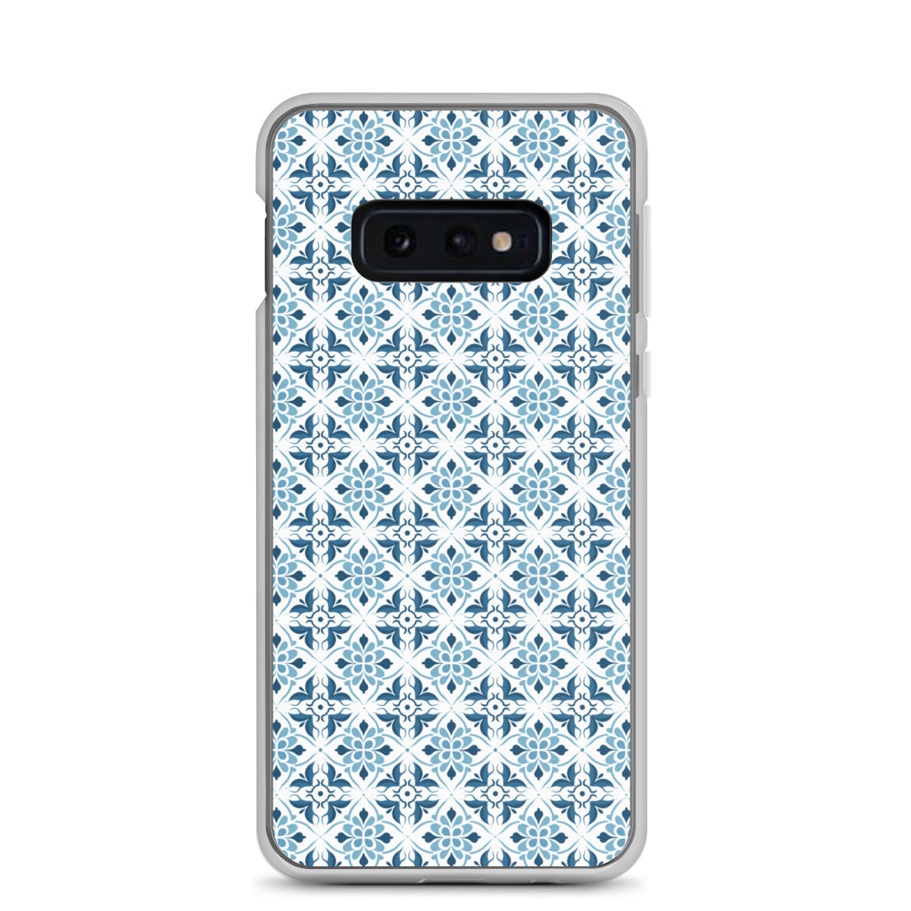 Samsung Case - Ceramic Floral Pattern in Blue