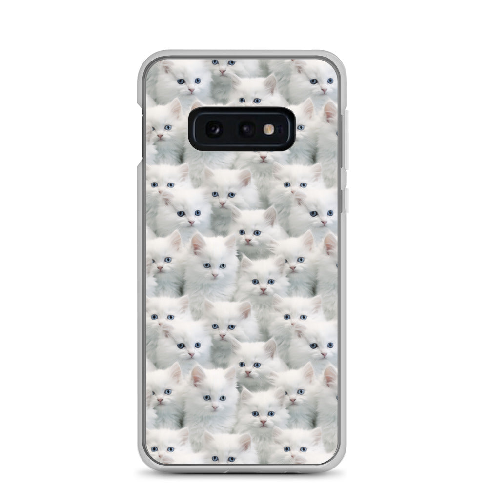 Samsung Case - Cute White Kittens