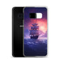 Samsung Case - Seascape Wooden Ship at Dusk