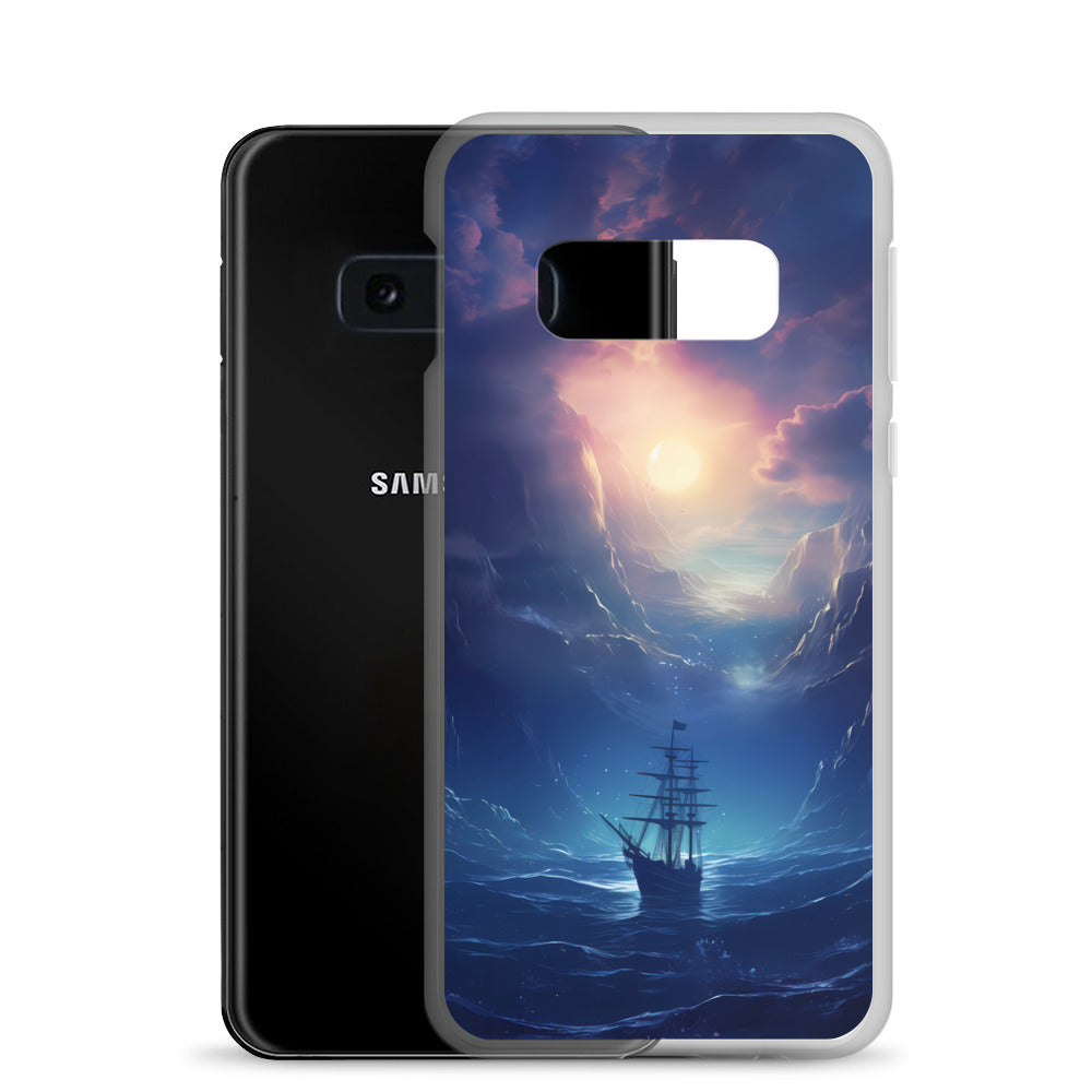 Samsung Case - Wooden Ship in Moonlight