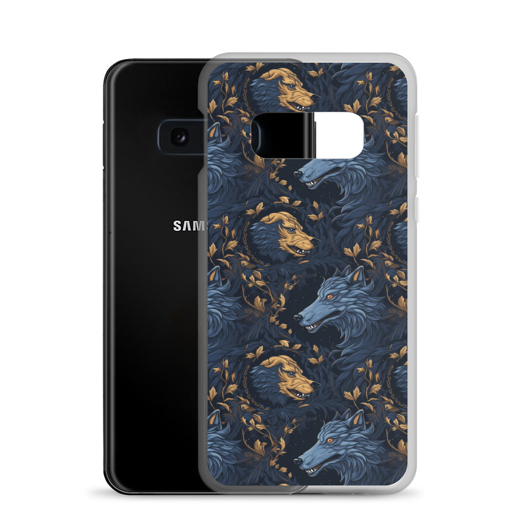Samsung Case - Wolves Pattern