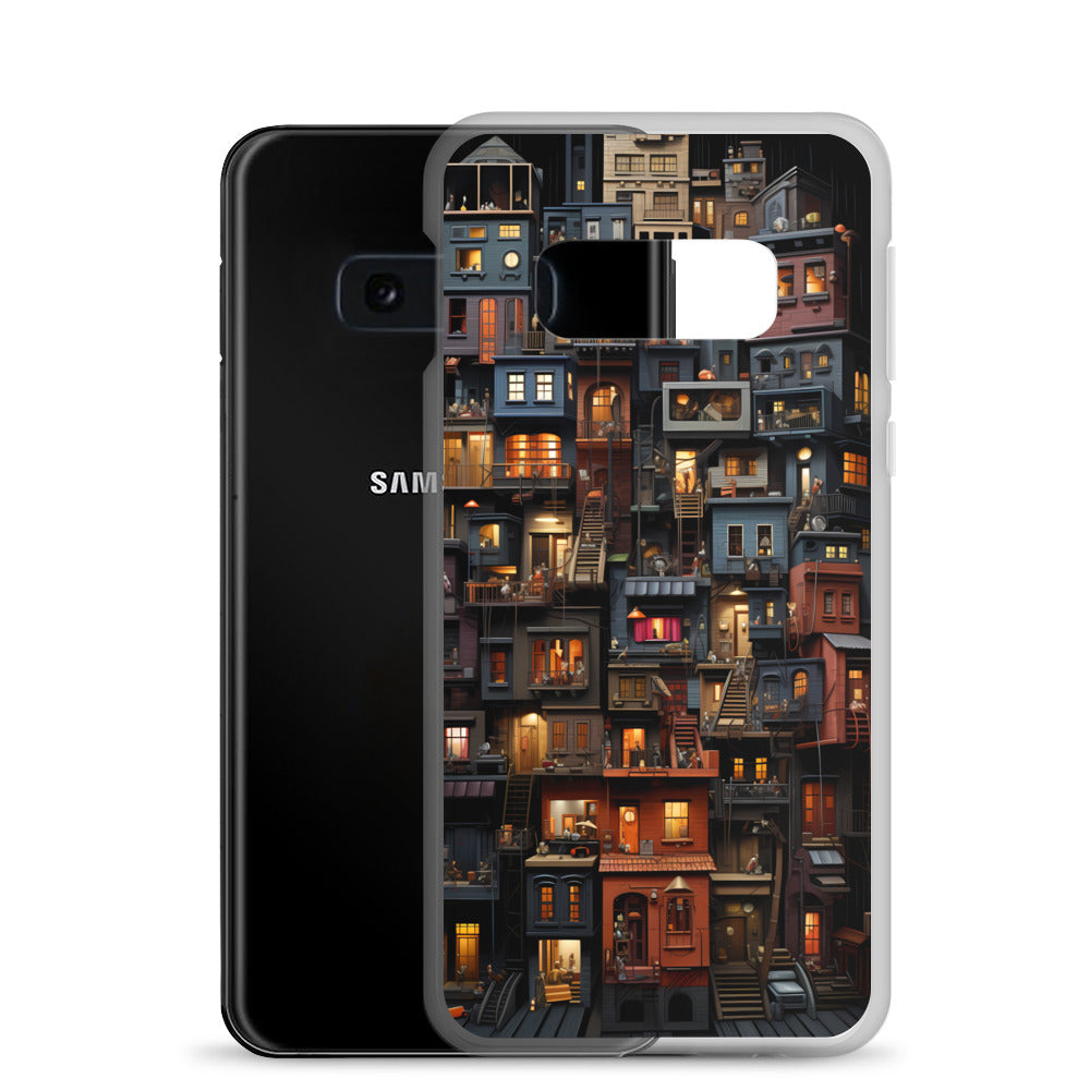 Samsung Case - Cityscape Stacked Apartments