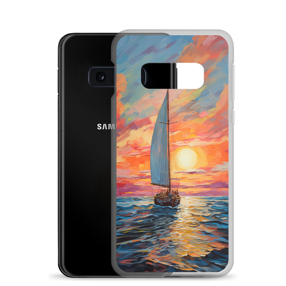 Samsung Case - Luminous Sailboat