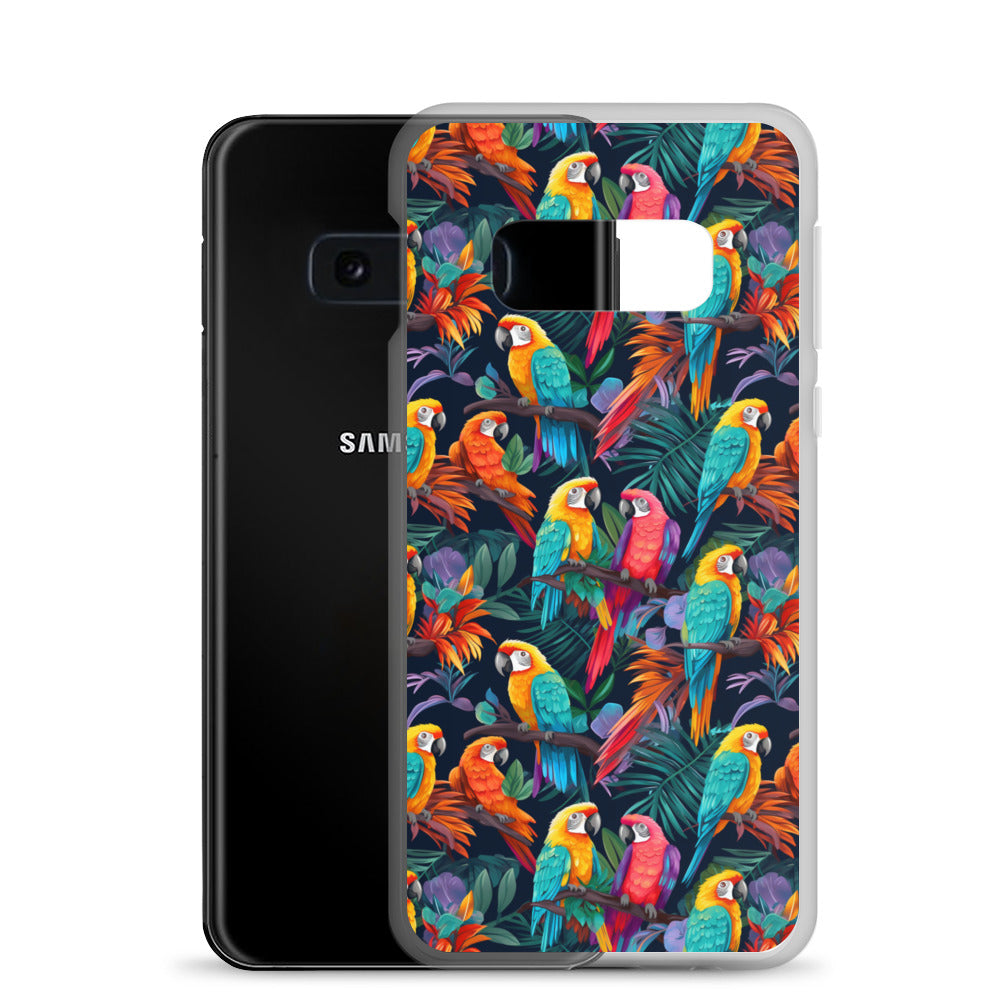 Samsung Case - Colorful Parrots