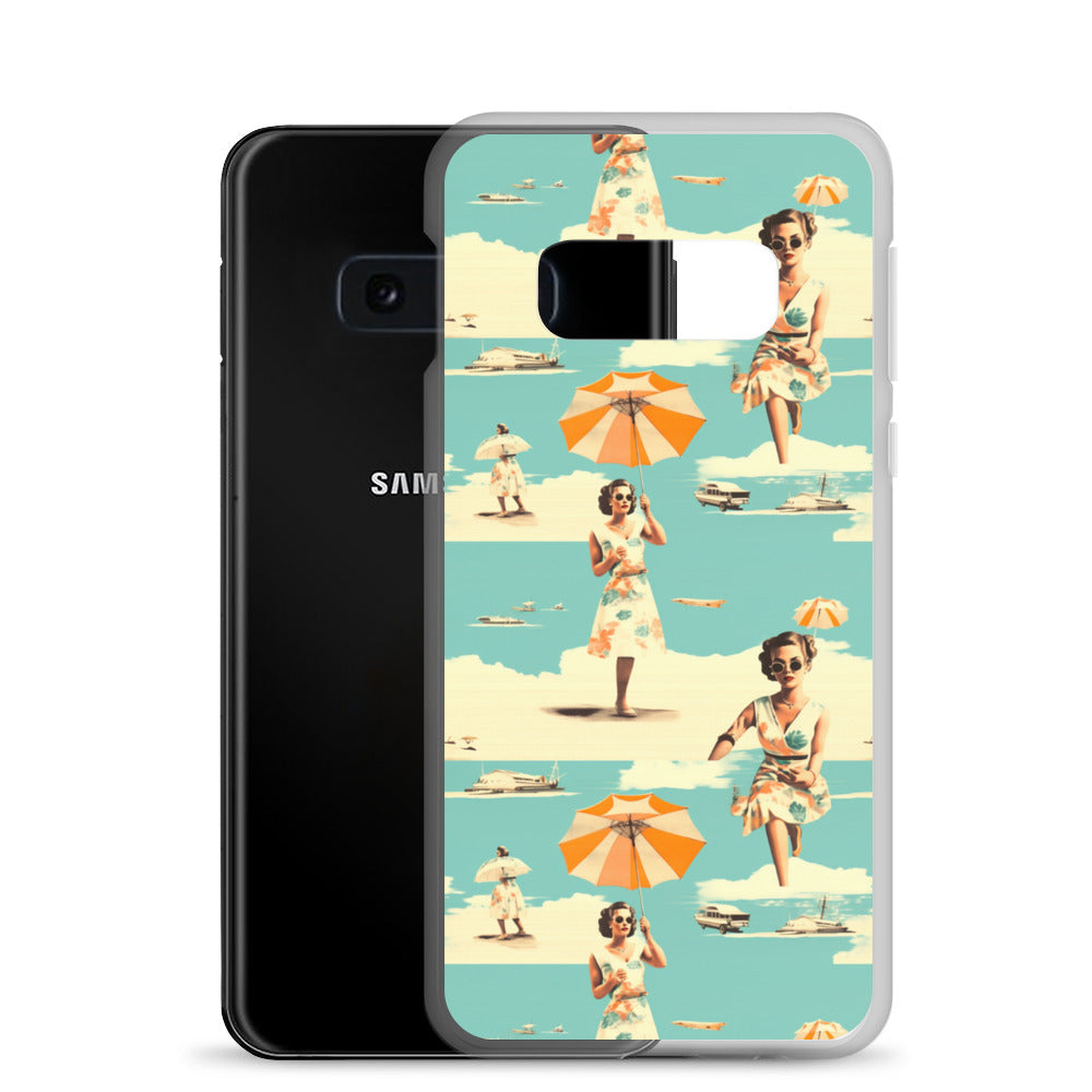 Samsung Case - Vintage Seaside Elegance