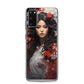 Samsung Case: Japanese Woman with Red Flowers