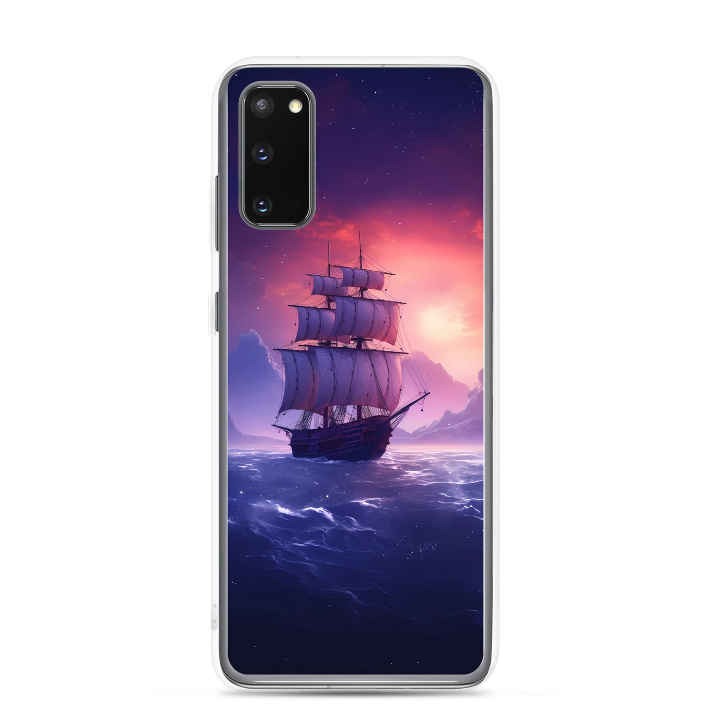 Samsung Case - Seascape Wooden Ship at Dusk