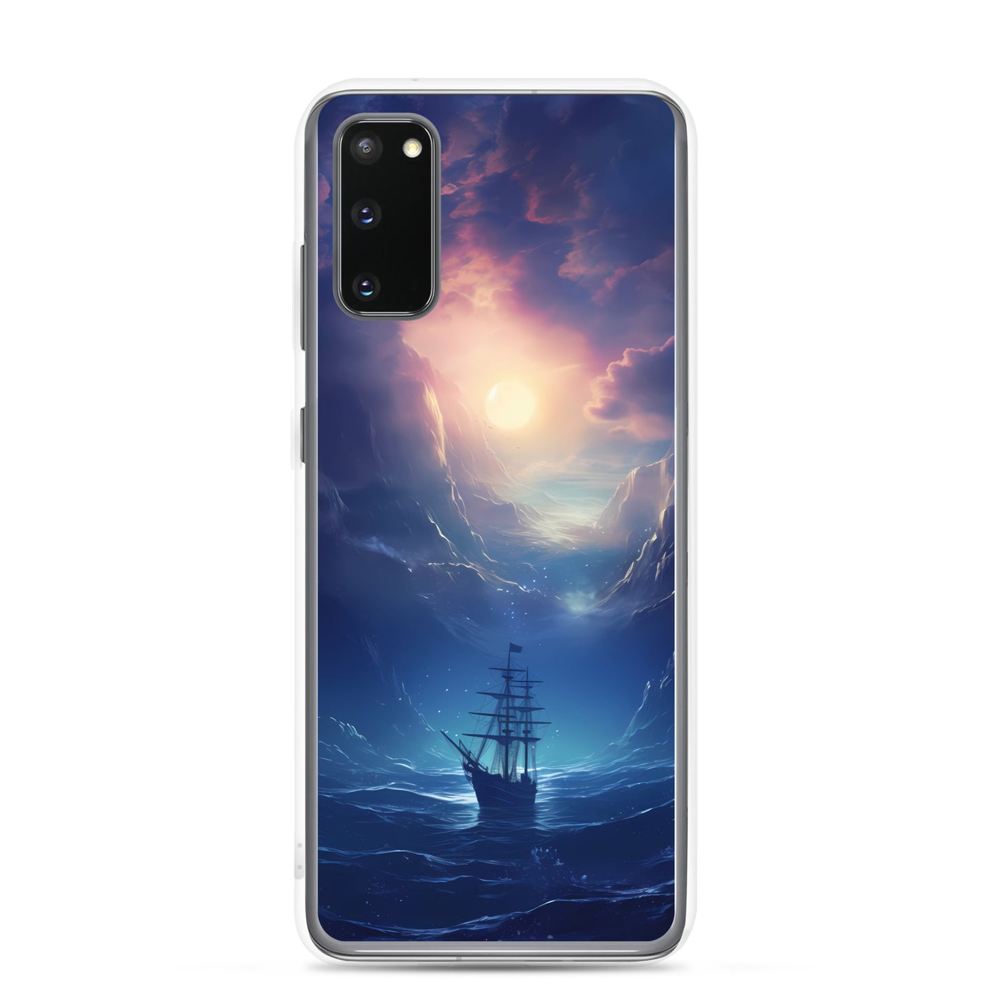 Samsung Case - Wooden Ship in Moonlight
