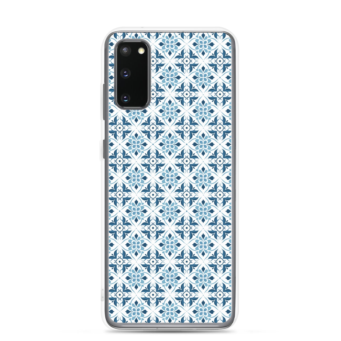 Samsung Case - Ceramic Floral Pattern in Blue