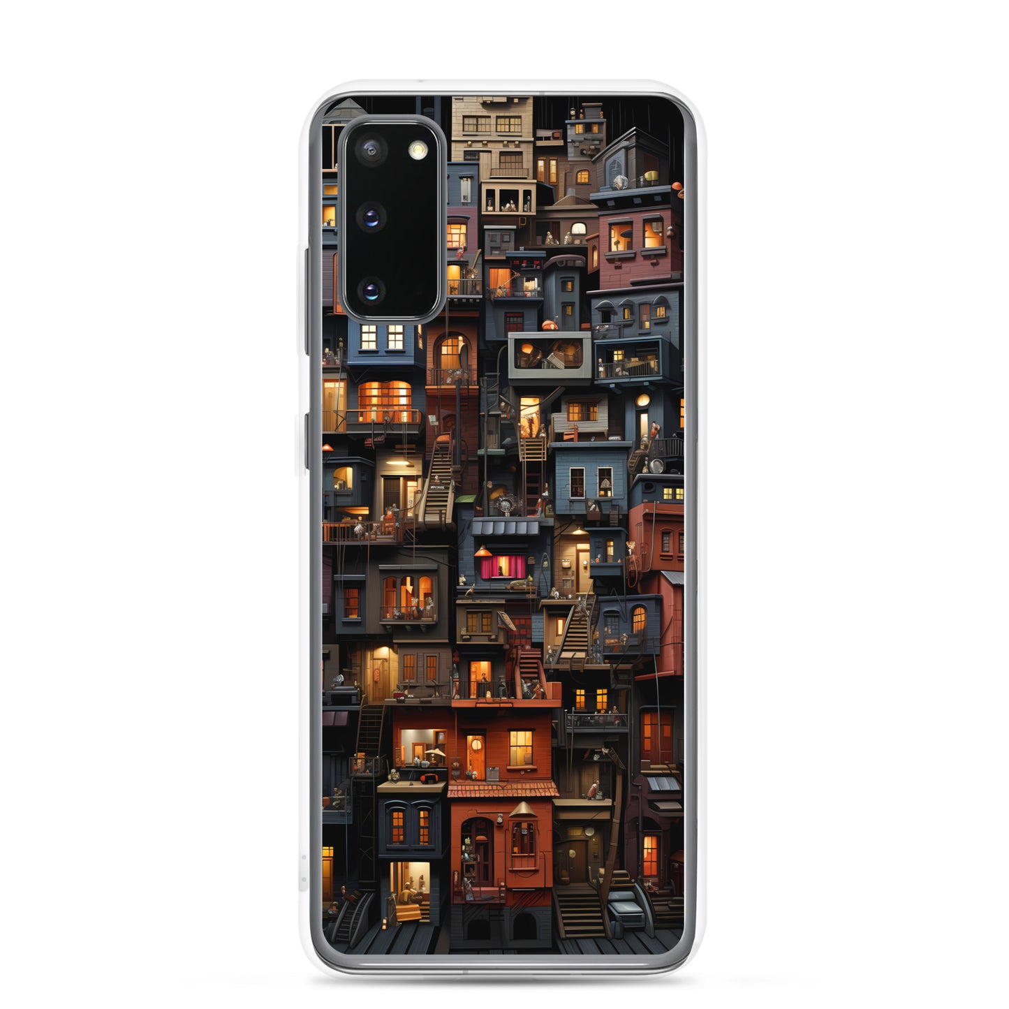 Samsung Case - Cityscape Stacked Apartments