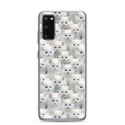 Samsung Case - Cute White Kittens