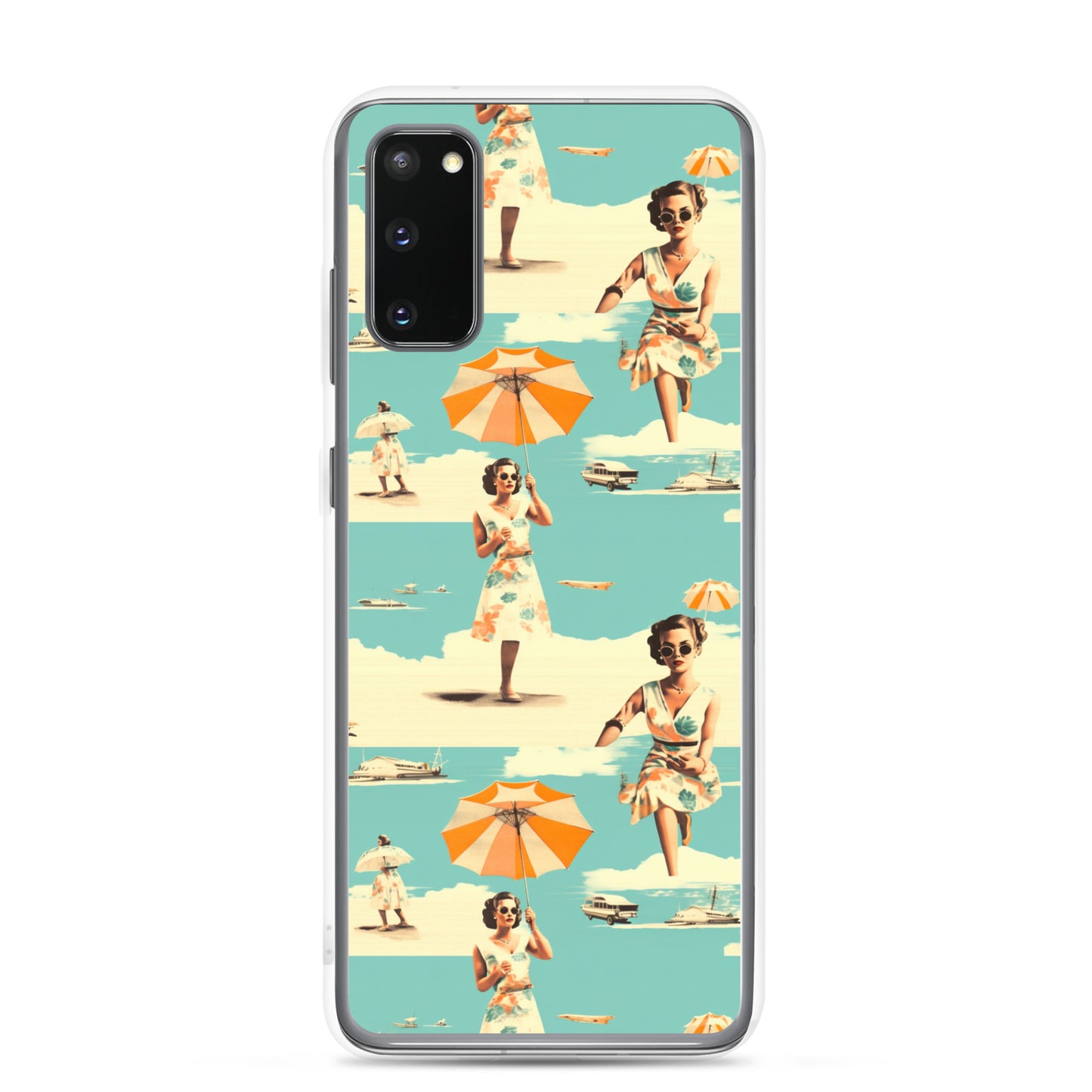 Samsung Case - Vintage Seaside Elegance