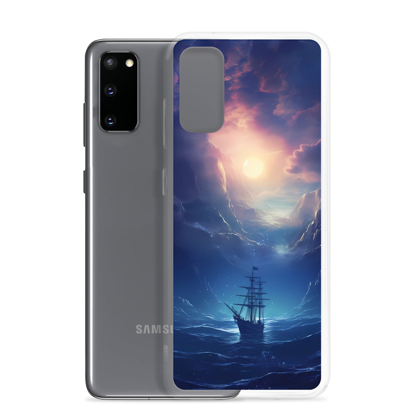Samsung Case - Wooden Ship in Moonlight
