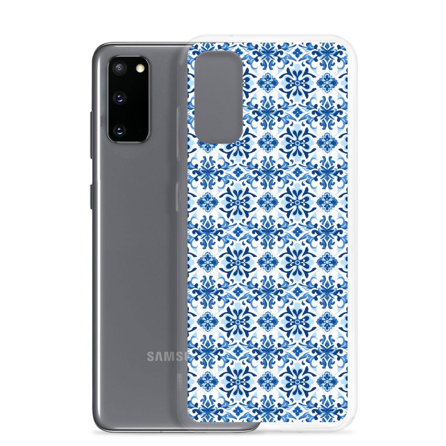 Samsung Case - Blue Ceramic Pattern