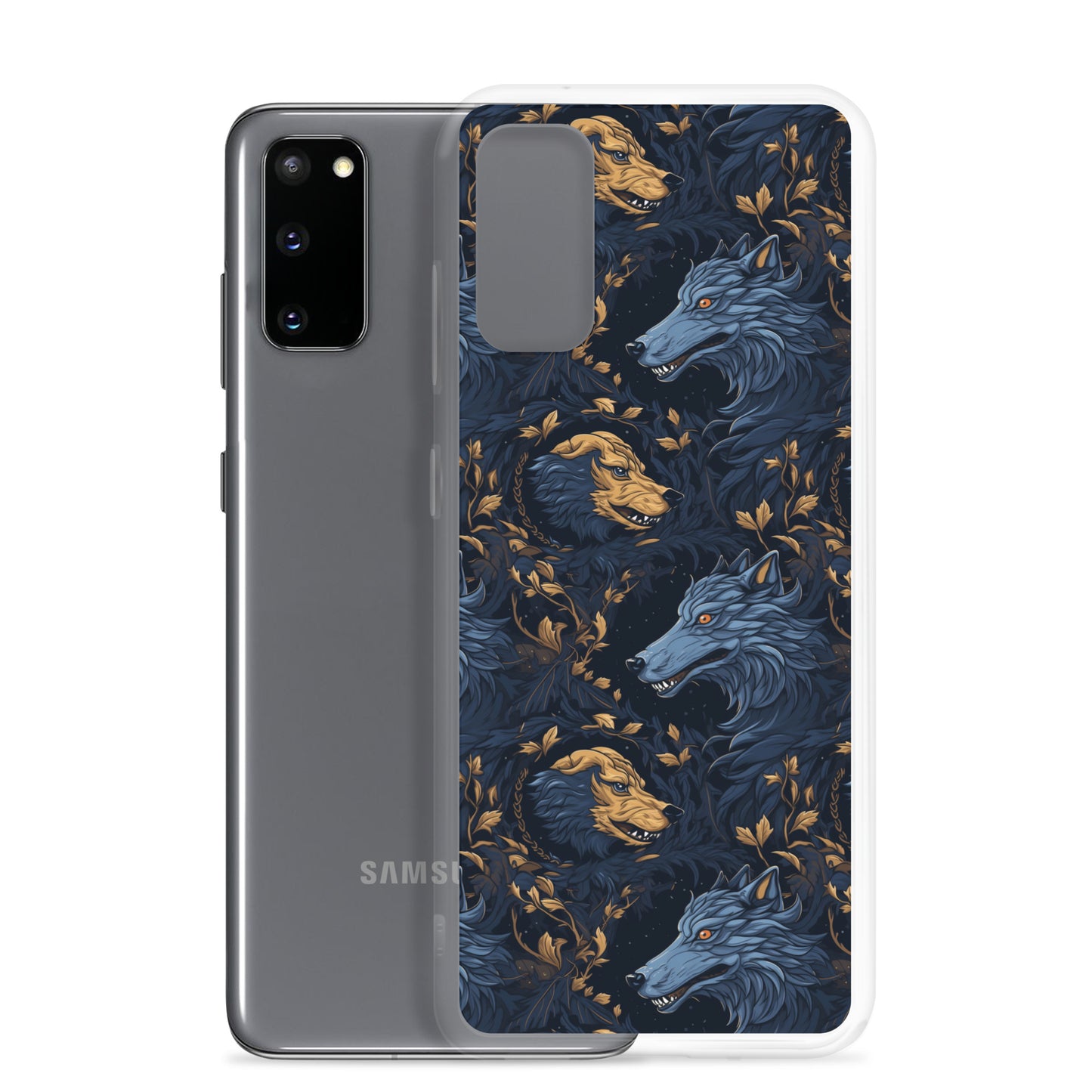 Samsung Case - Wolves Pattern
