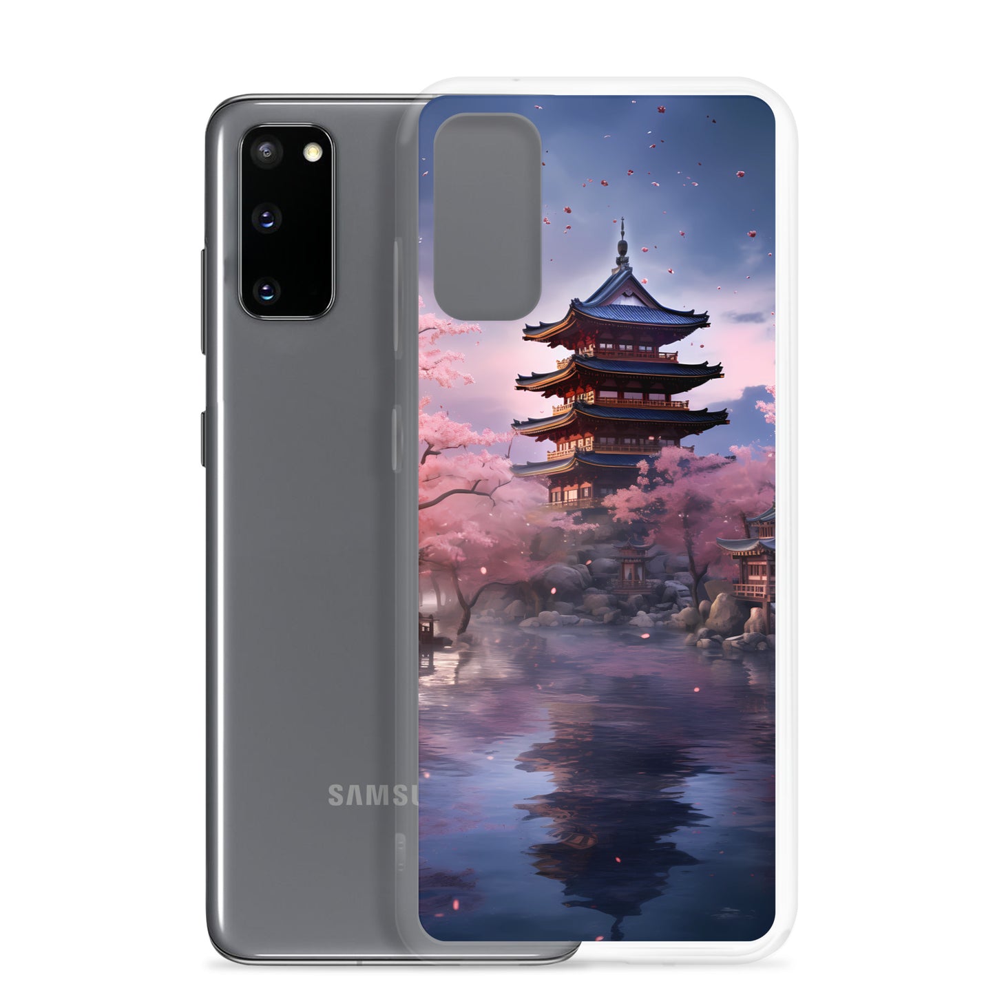 Samsung Case - Ancient Kyoto with Cherry Blossoms