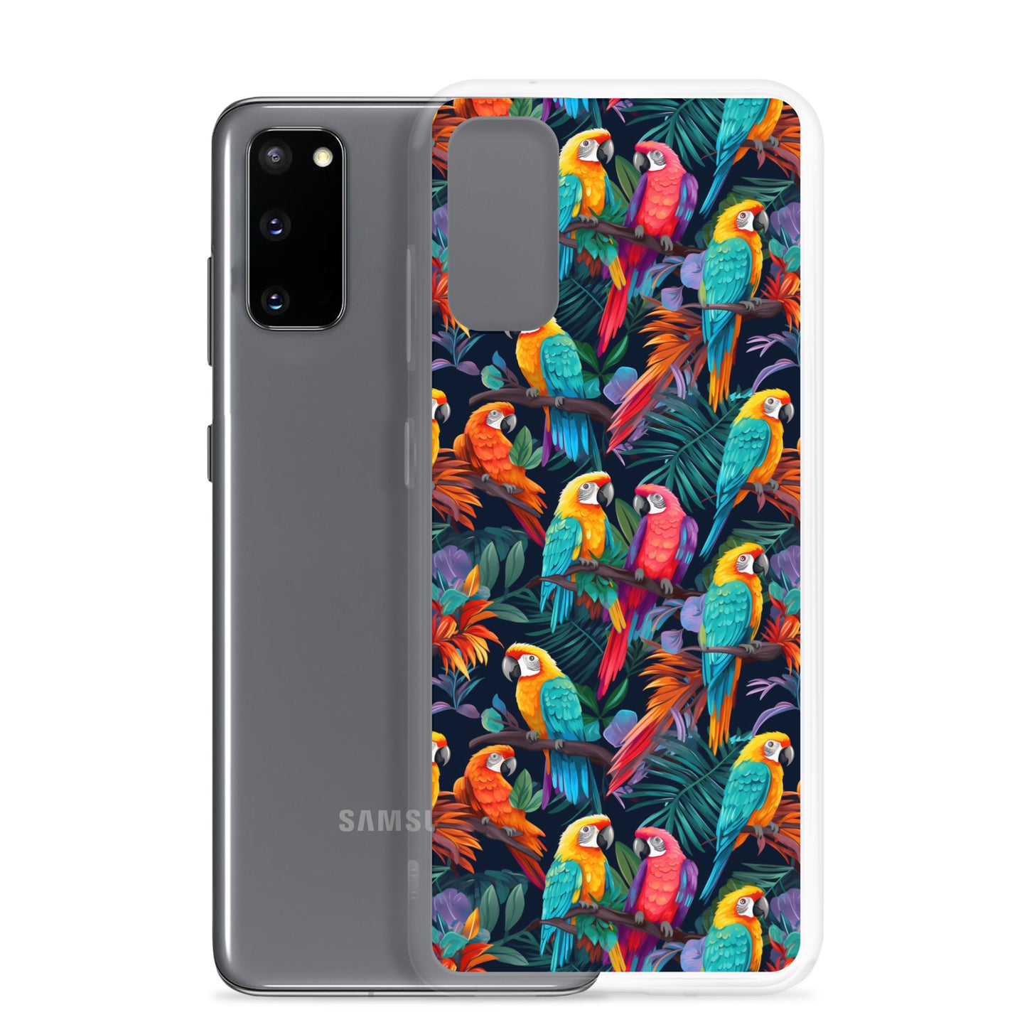 Samsung Case - Colorful Parrots