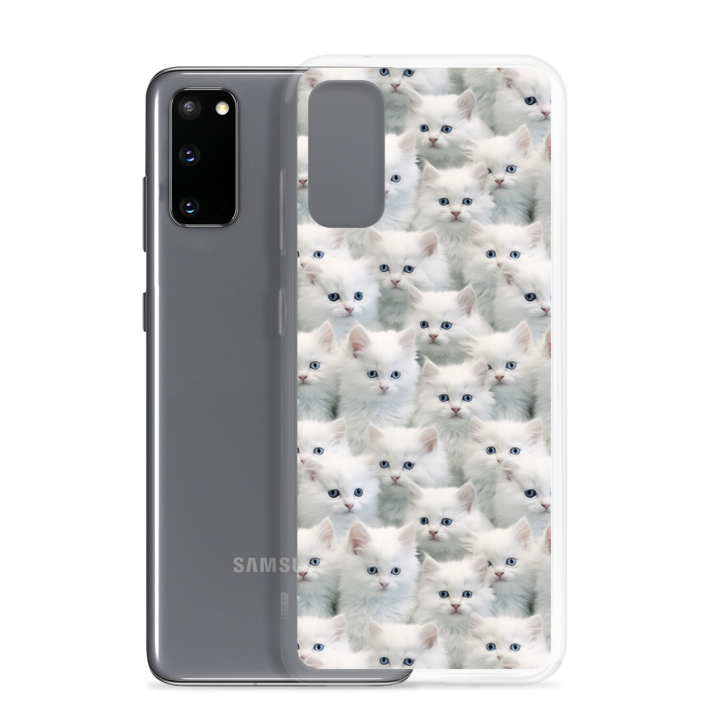 Samsung Case - Cute White Kittens