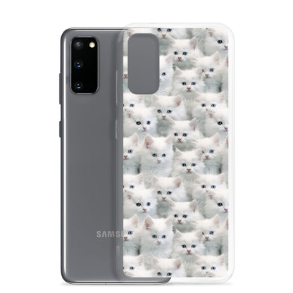 Samsung Case - Cute White Kittens