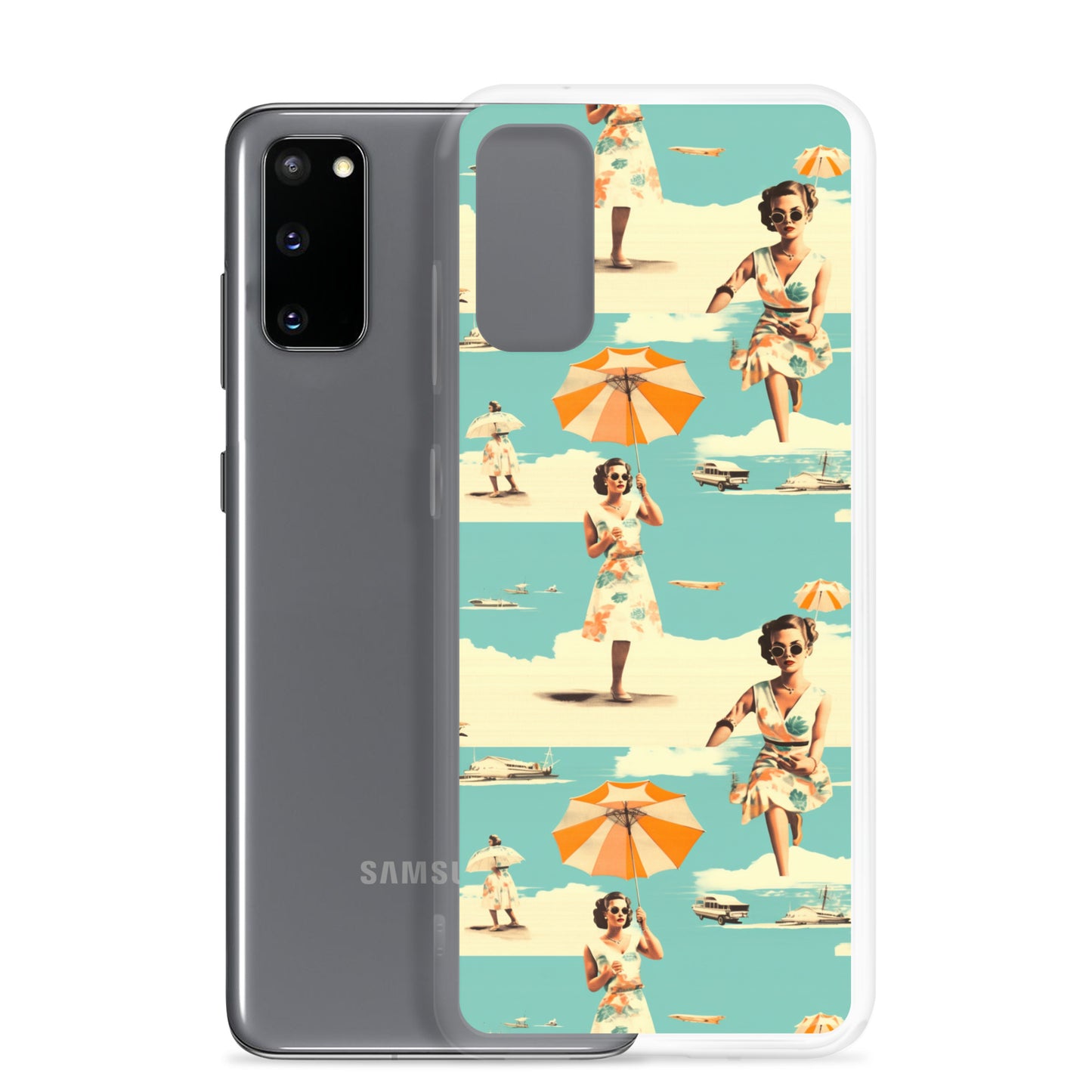 Samsung Case - Vintage Seaside Elegance