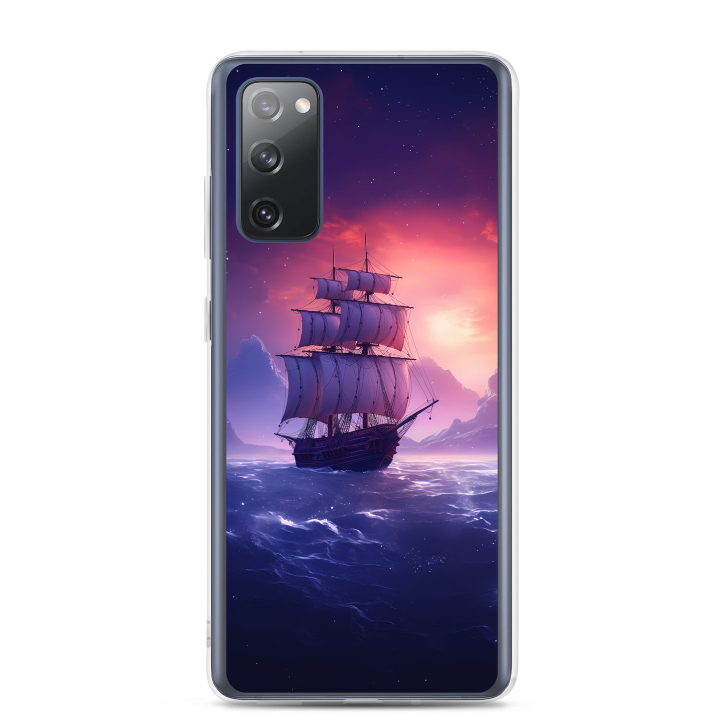 Samsung Case - Seascape Wooden Ship at Dusk