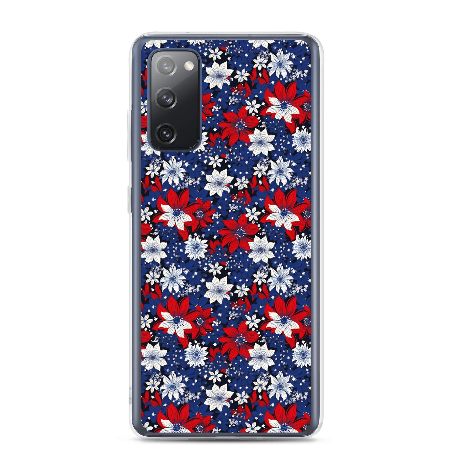 Samsung Case - Patriotic Poinsettas