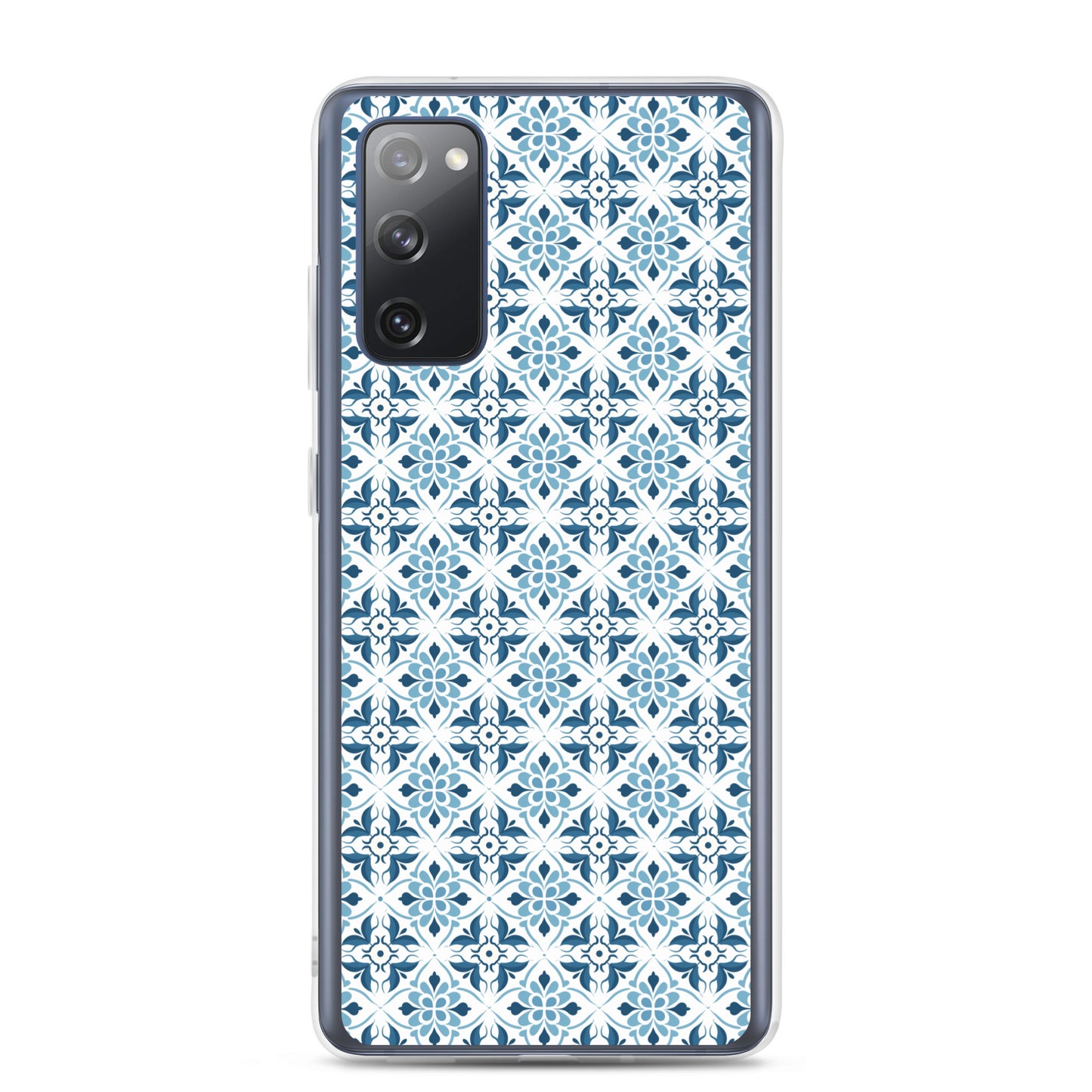 Samsung Case - Ceramic Floral Pattern in Blue