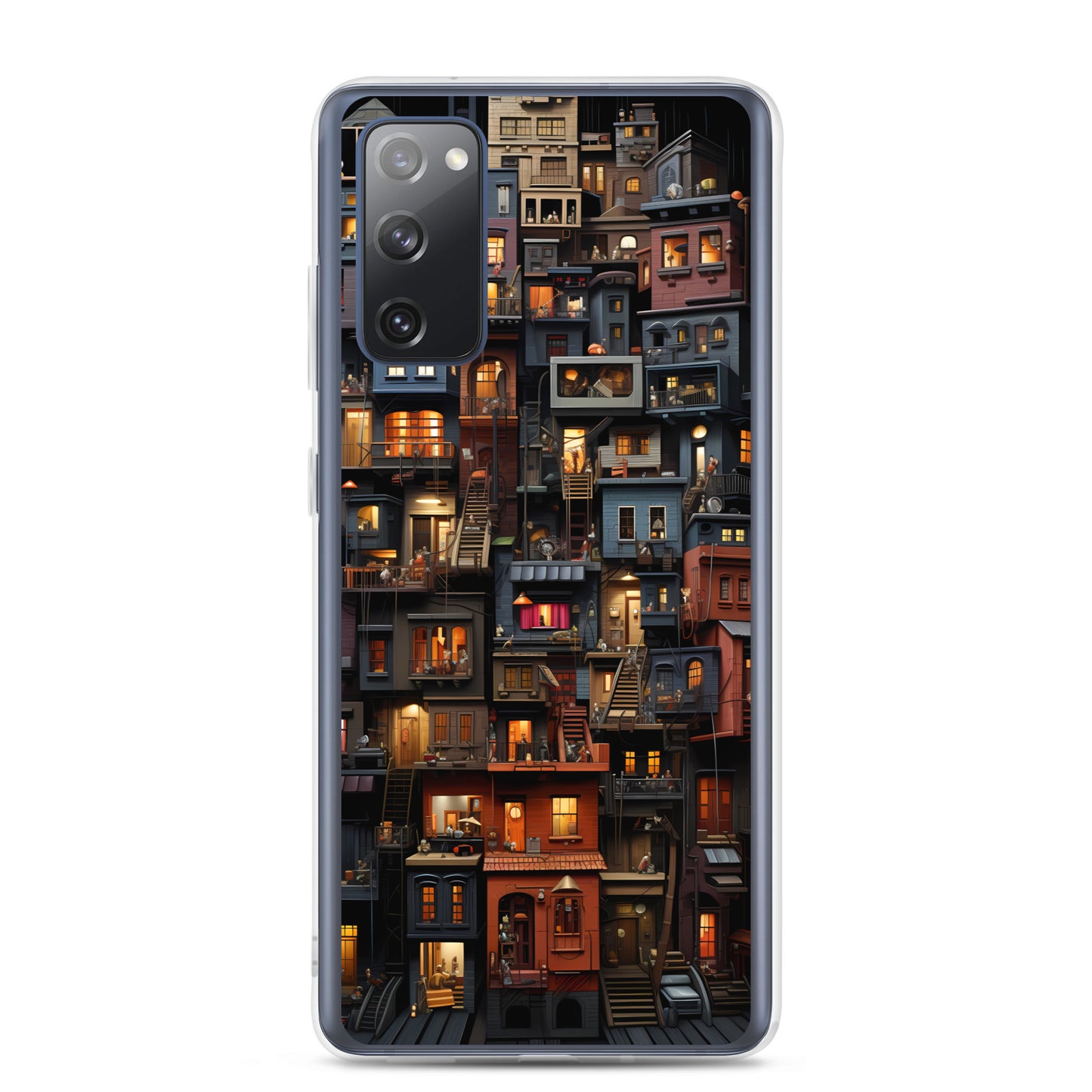 Samsung Case - Cityscape Stacked Apartments