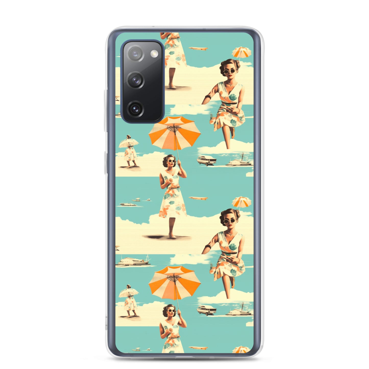 Samsung Case - Vintage Seaside Elegance