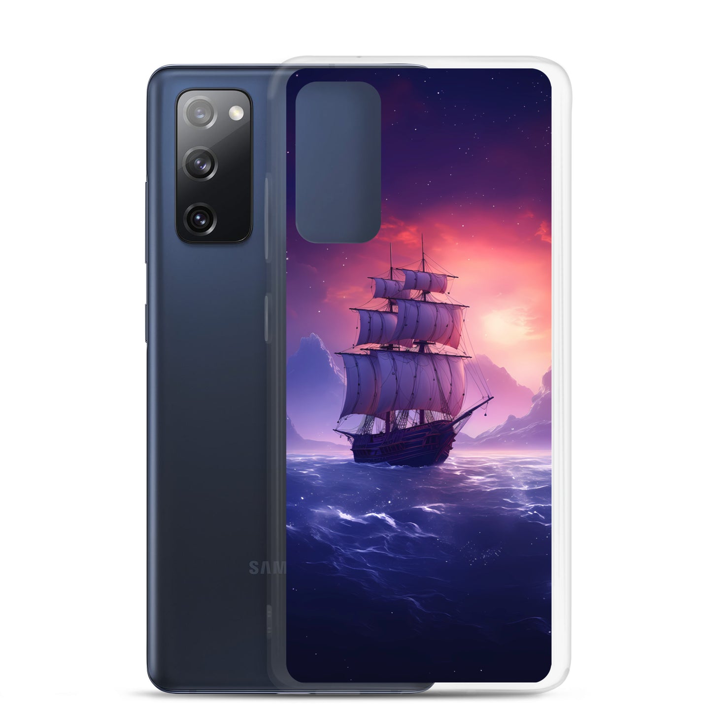 Samsung Case - Seascape Wooden Ship at Dusk