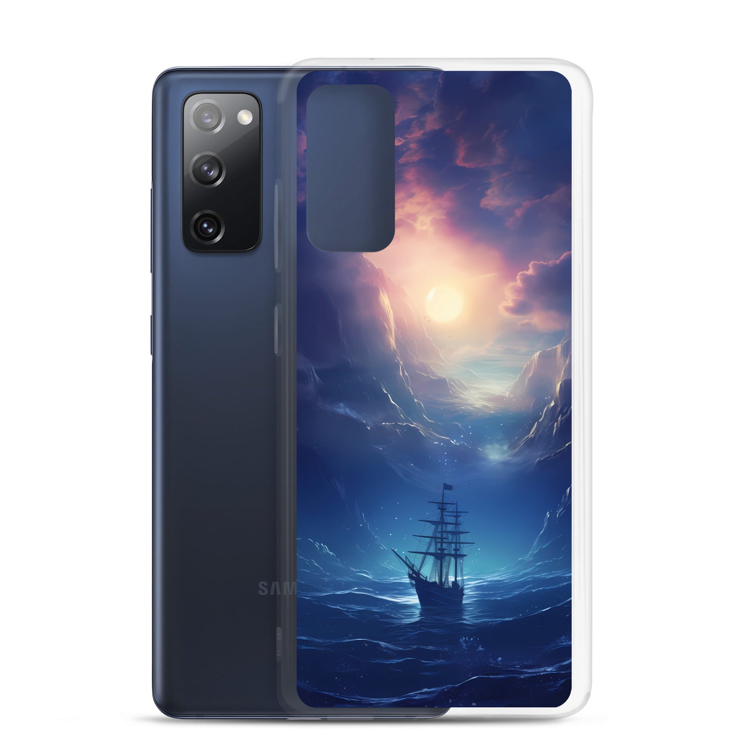 Samsung Case - Wooden Ship in Moonlight