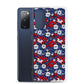 Samsung Case - Patriotic Poinsettas