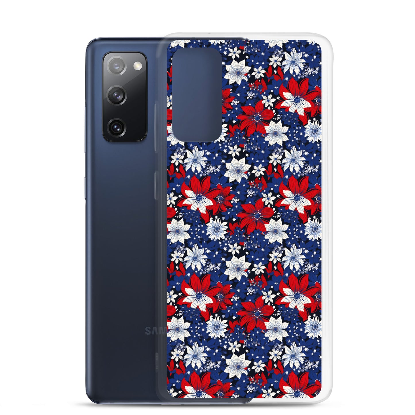 Samsung Case - Patriotic Poinsettas