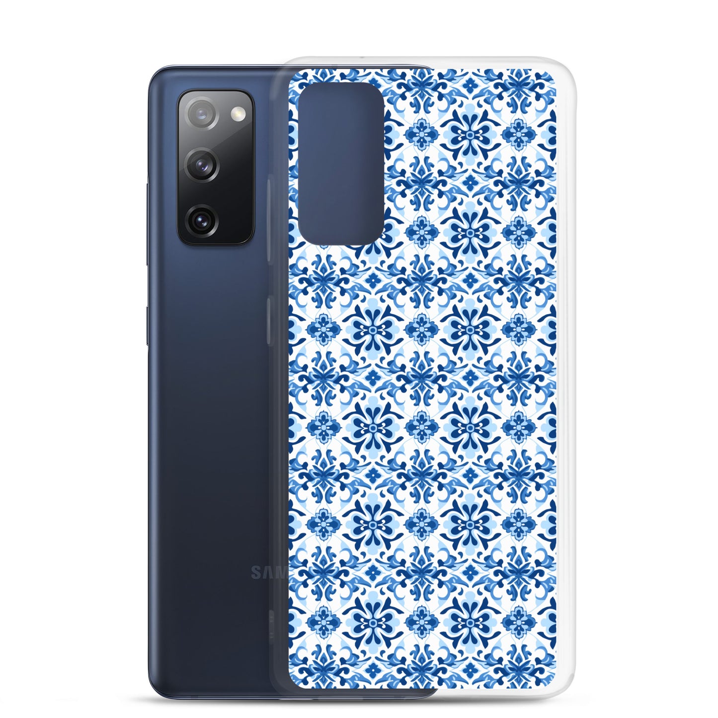 Samsung Case - Blue Ceramic Pattern