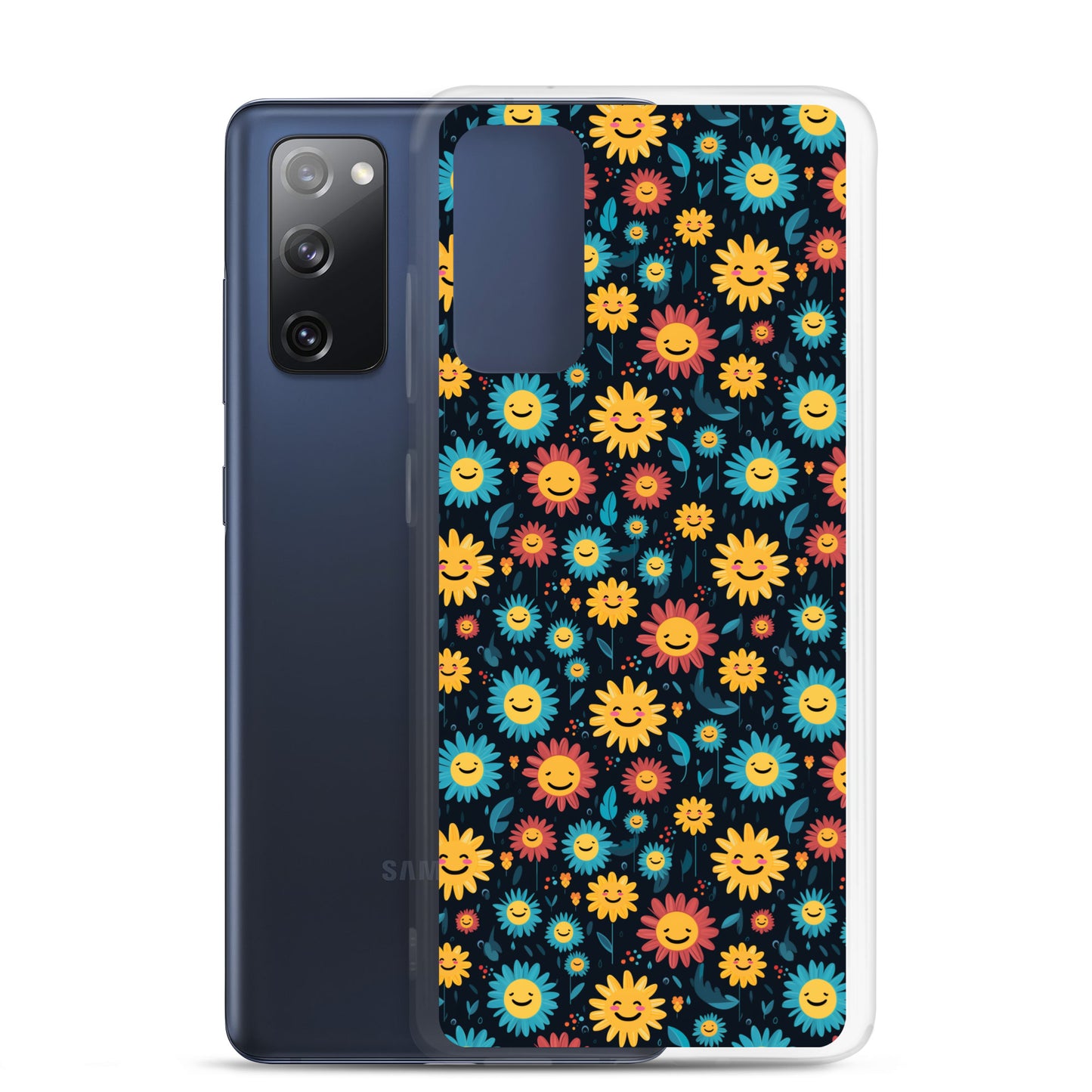 Samsung Case - Happy Smiley Flowers