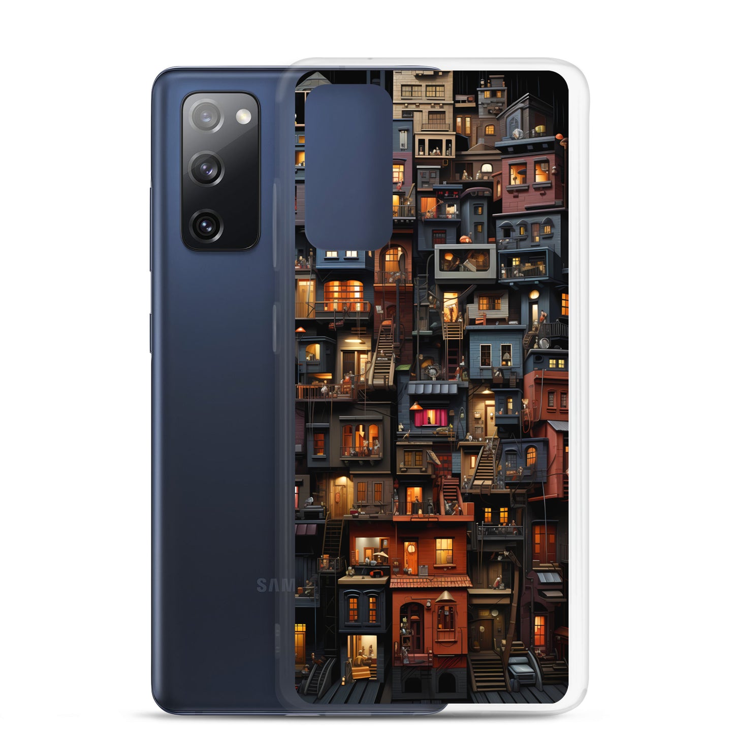 Samsung Case - Cityscape Stacked Apartments