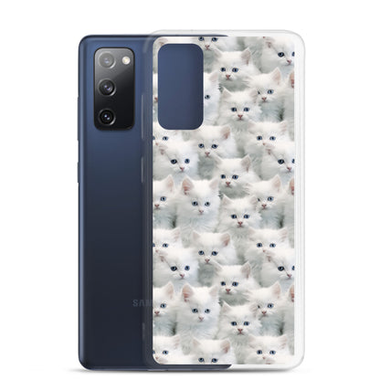 Samsung Case - Cute White Kittens