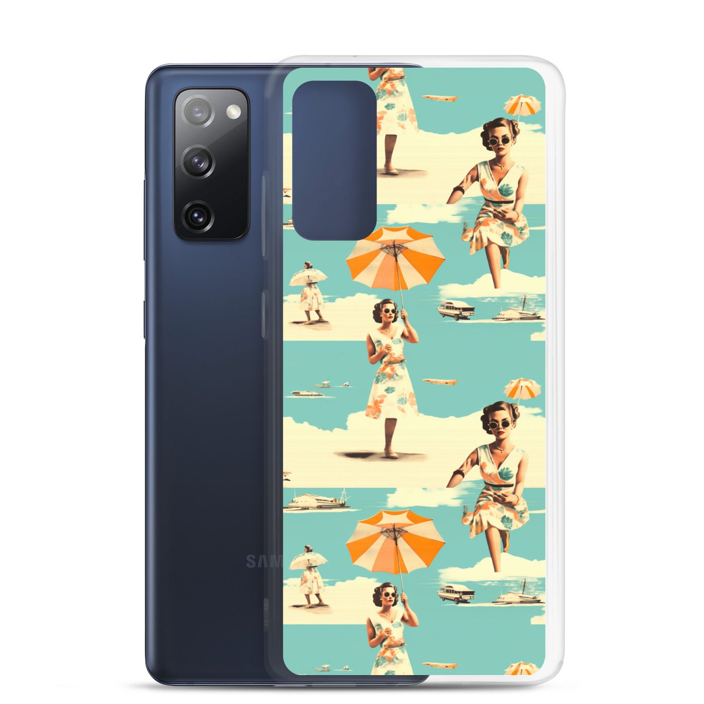 Samsung Case - Vintage Seaside Elegance