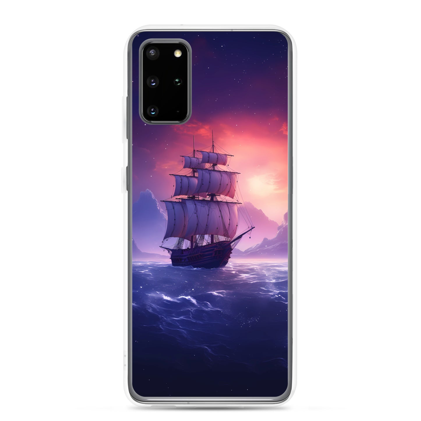 Samsung Case - Seascape Wooden Ship at Dusk