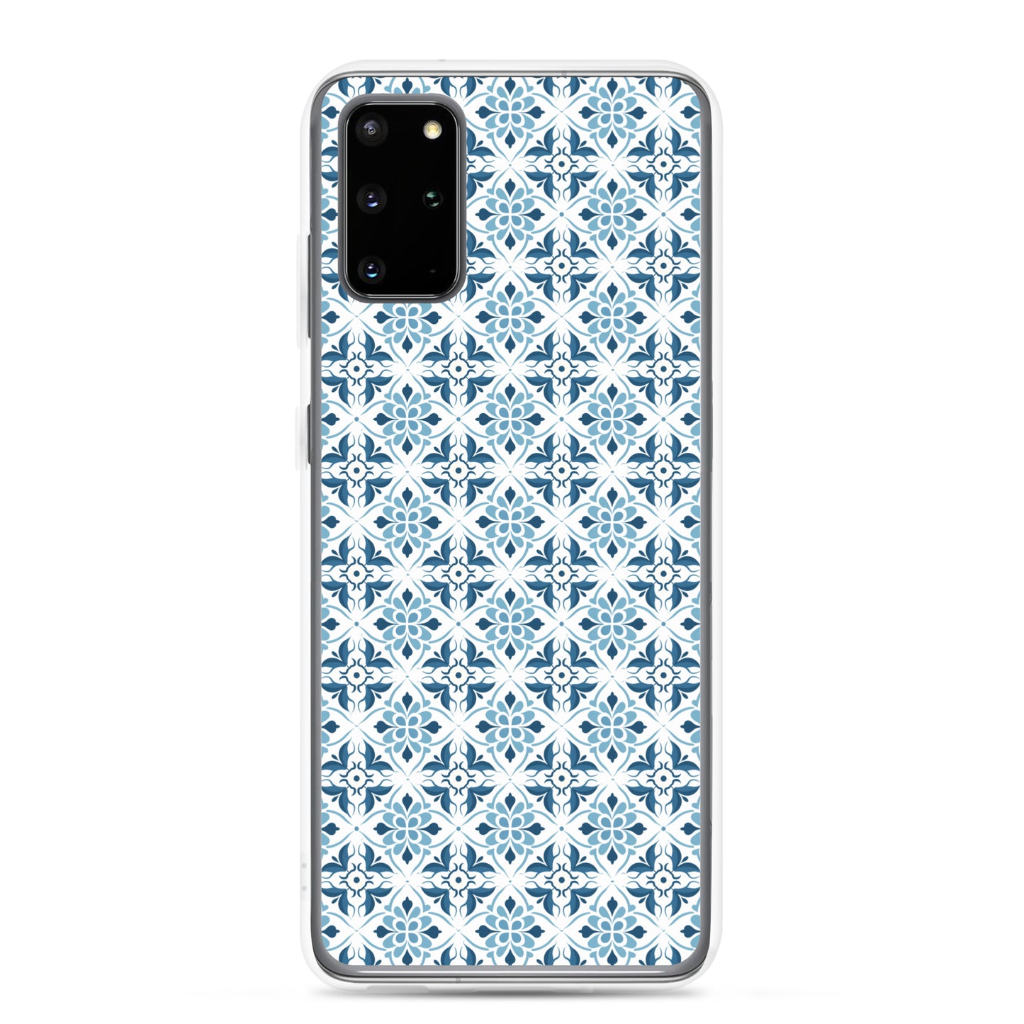 Samsung Case - Ceramic Floral Pattern in Blue
