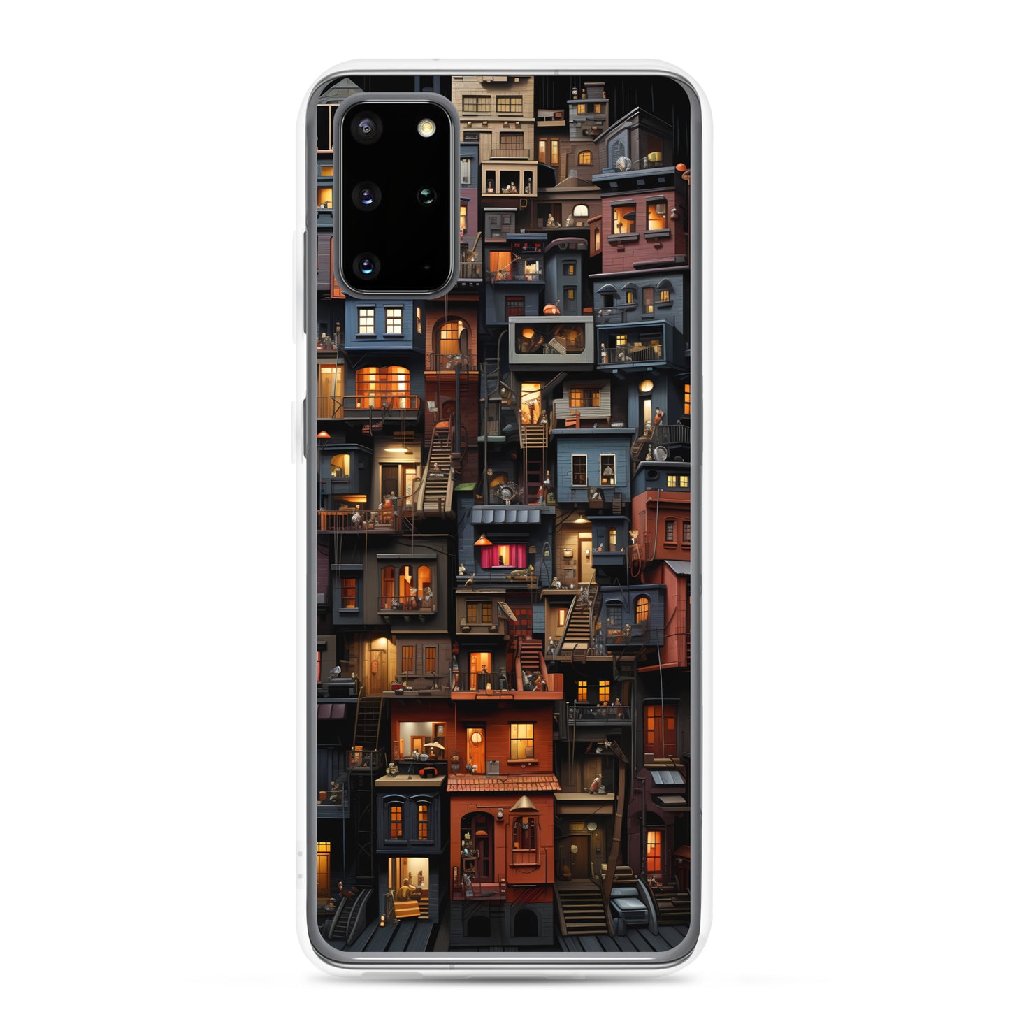 Samsung Case - Cityscape Stacked Apartments