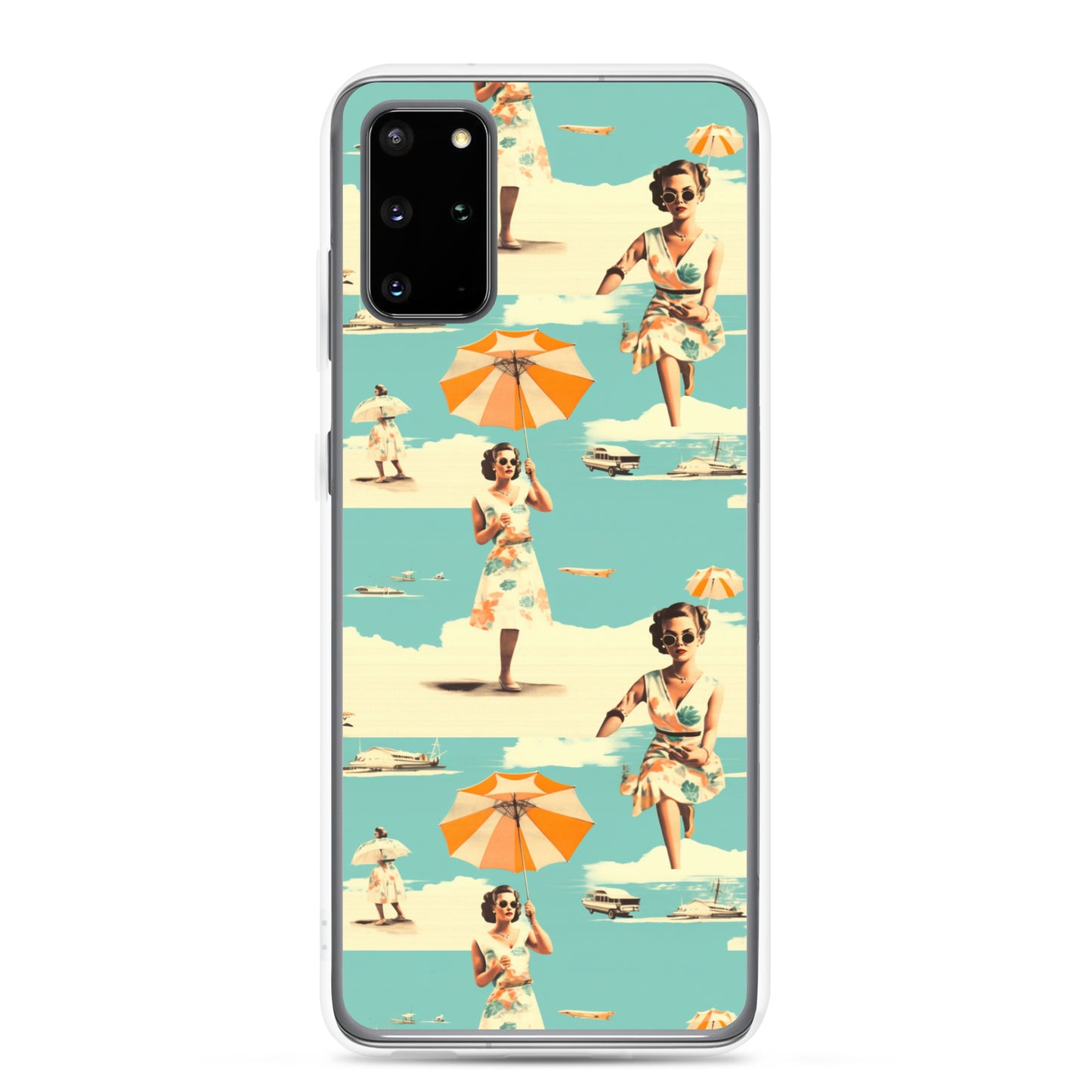 Samsung Case - Vintage Seaside Elegance