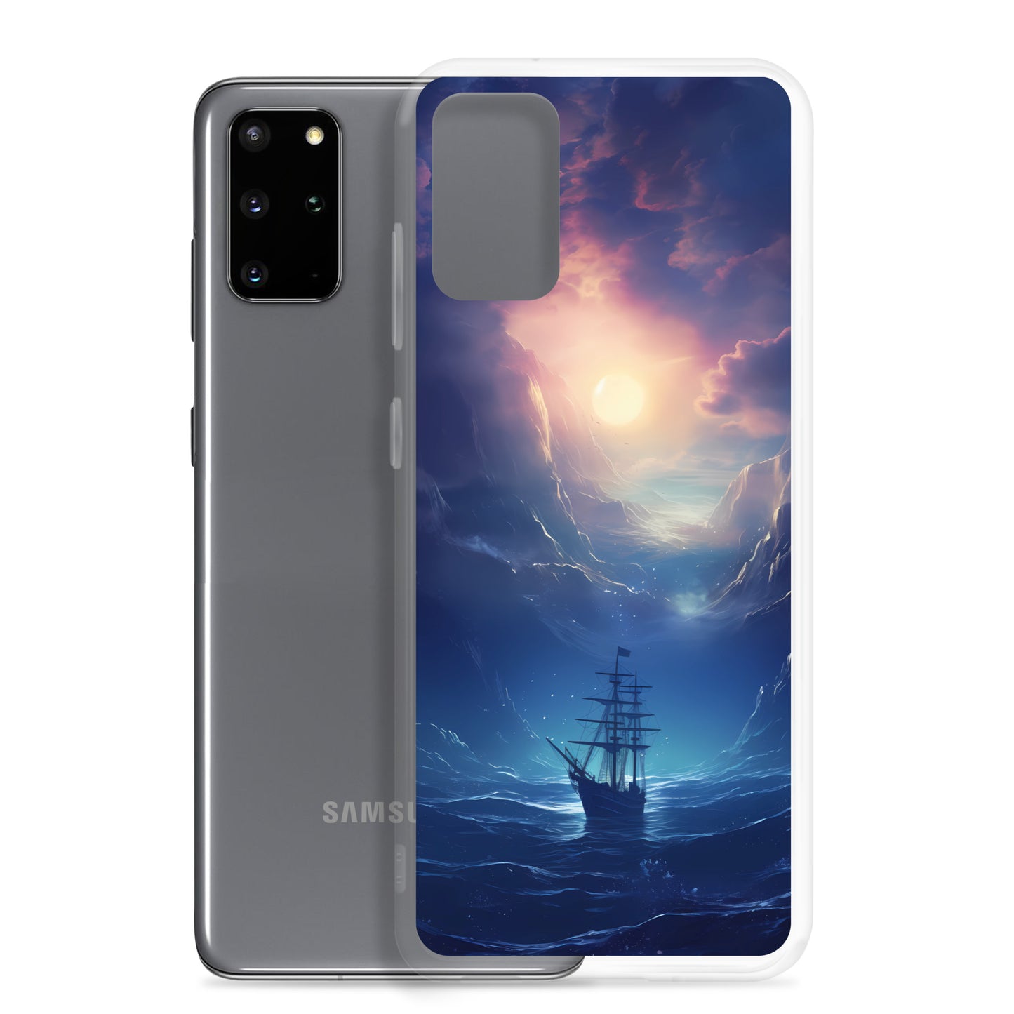 Samsung Case - Wooden Ship in Moonlight