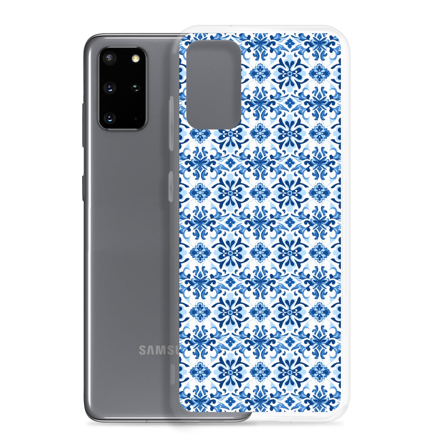 Samsung Case - Blue Ceramic Pattern