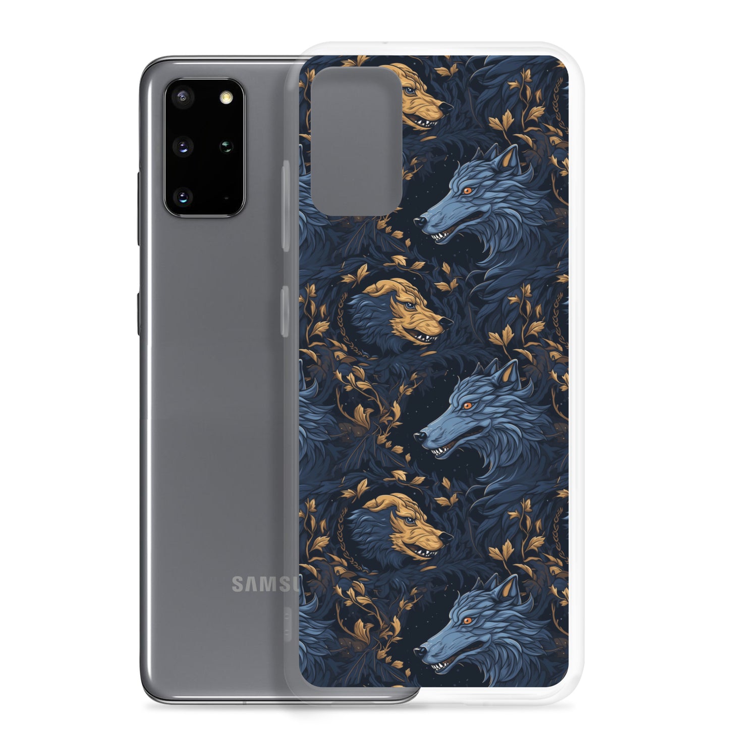 Samsung Case - Wolves Pattern
